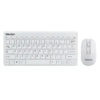 Meetion MINI4000 2.4GHz Wireless Keyboard and Mouse Combo (White/Black)